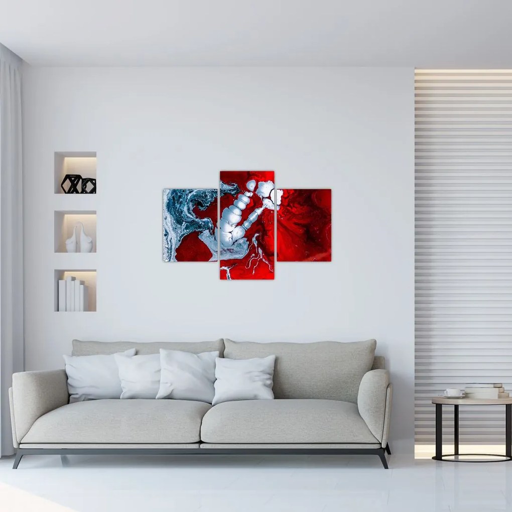 Tablou cu pete abstarcte (90x60 cm)
