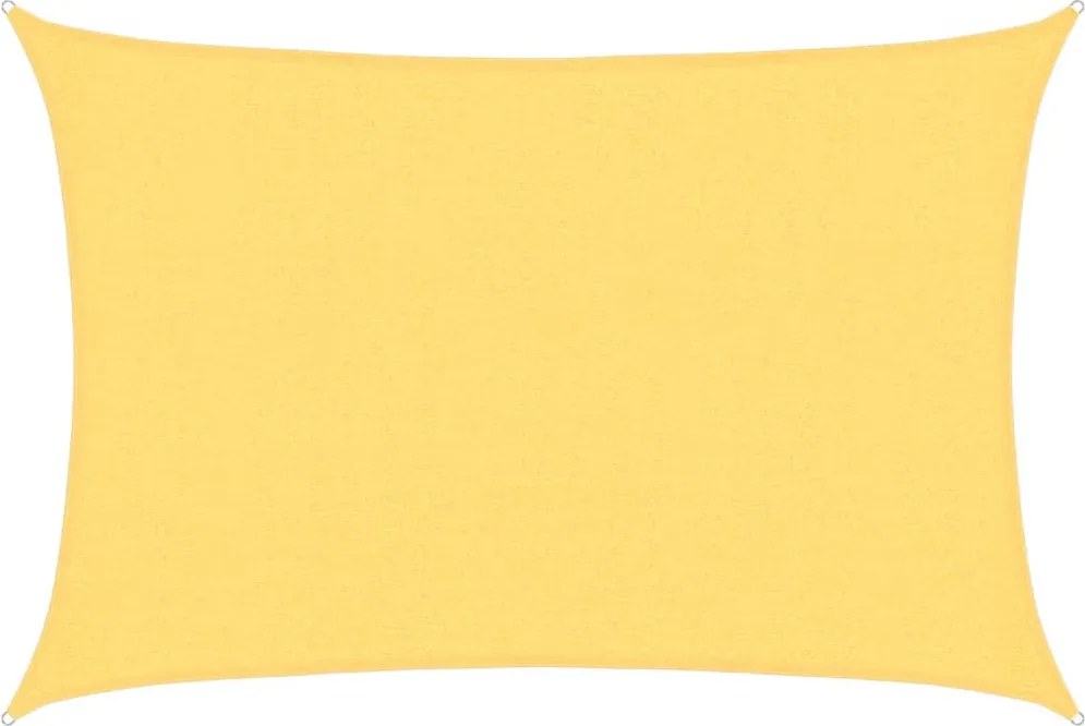vidaXL Pânză parasolar, bej, 2,5x4 m, HDPE, 160 g/m²