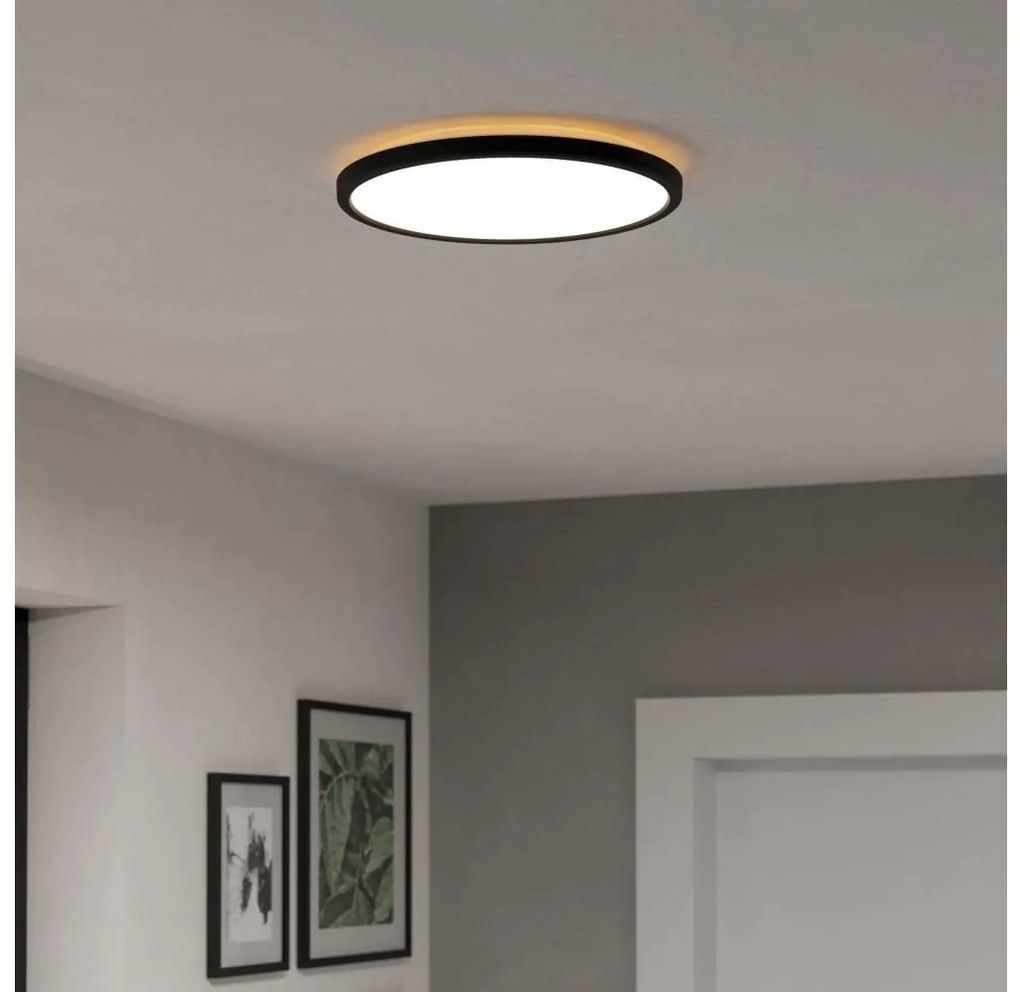 Plafonieră LED de exterior Eglo 901438 ROVITO 13,9W/230V d. 30 cm IP44 negru