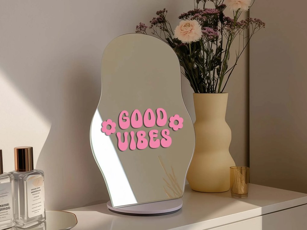 Autocolant pentru oglindă S6 – Good vibes
