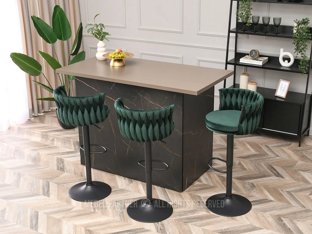 Scaun Adel (verde + negru). 1110646