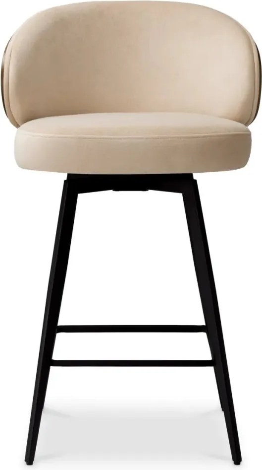 Scaun de bar design elegant LUX Camerota, Sabino beige