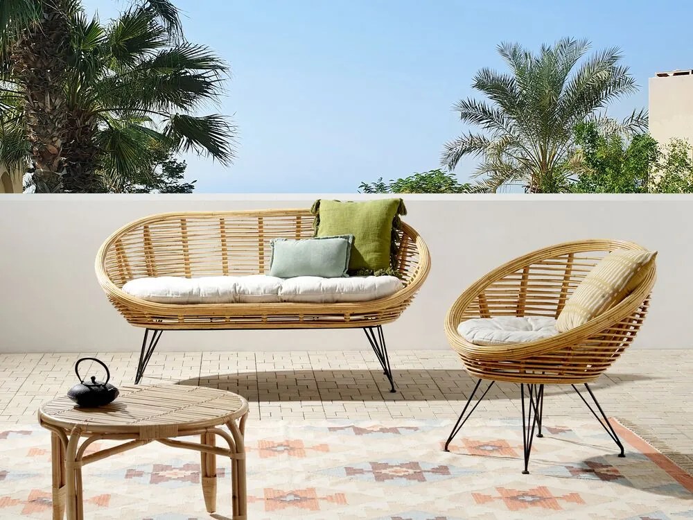 Set mobilier de grădină Marza (natural). 1081218