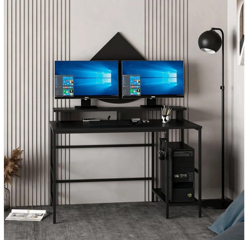 Masă PC Grana (Negru). 1088568