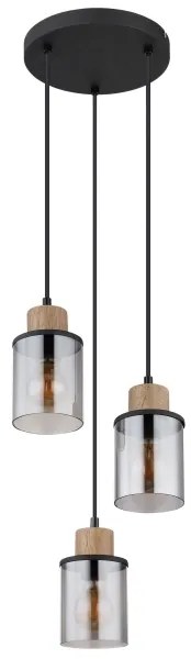 Lustră pe cablu REID 3xE27/15W/230V Globo 15707-3HR