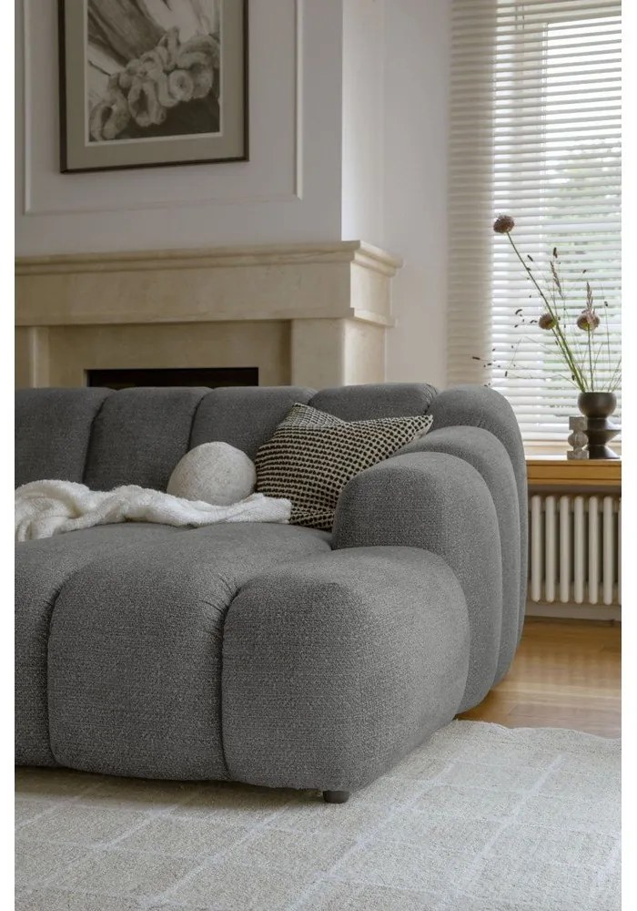 Colțar gri (cu colț pe partea dreaptă/cu șezlong) Shell – Miuform