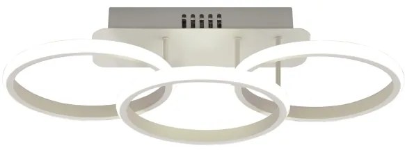 Lustră LED aplicată BARI LED/30W/230V albă