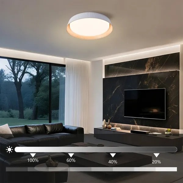 Brilagi ORINO - plafonieră LED dimabilă, 54W/230V, 3000-6000K, alb, Ø43 cm, cu telecomandă