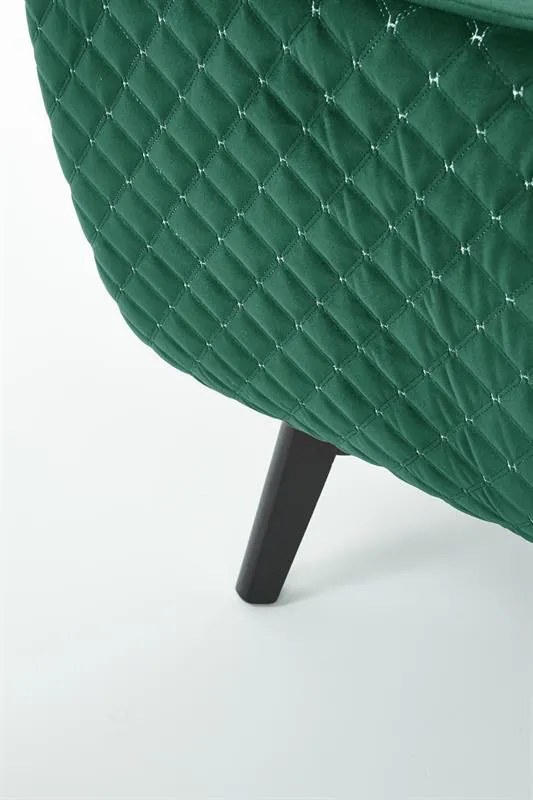 Fotoliu tapitat Marvel Velvet verde – H103 cm