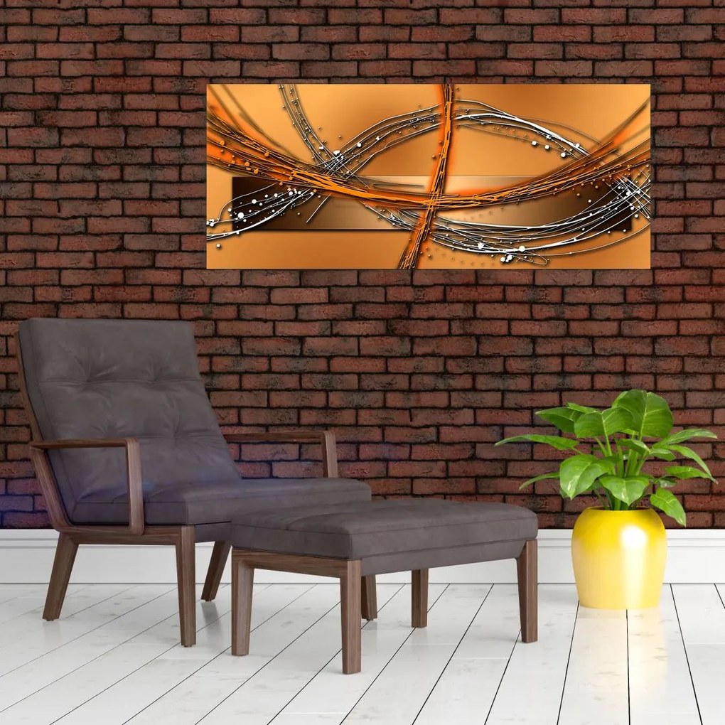 Tablou abstact (120x50 cm)