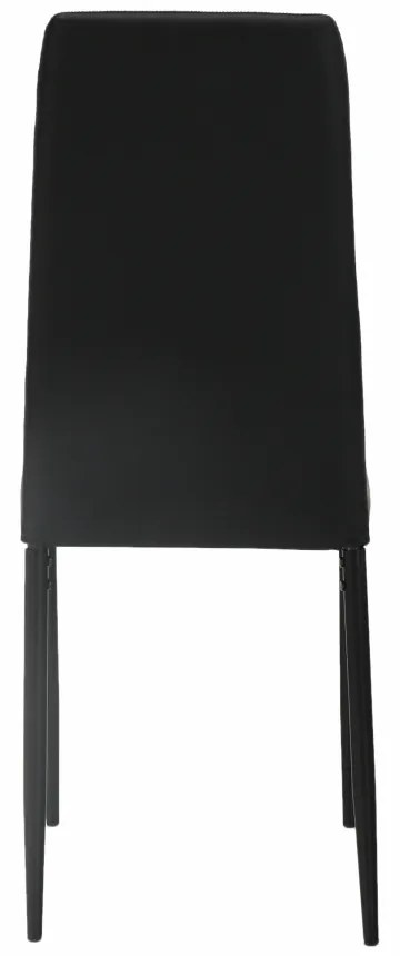 Scaun de sufragerie Enrico (gri închis + negru). 1016553
