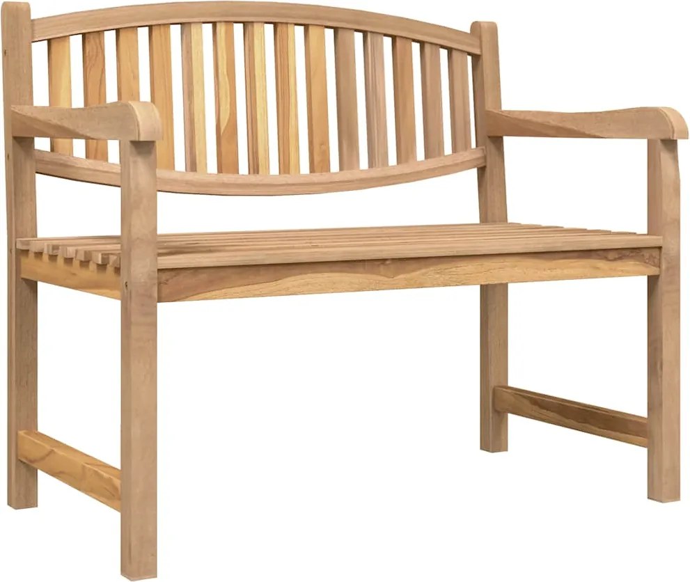 vidaXL Bancă de grădină, 114x59x87 cm, lemn masiv de tec
