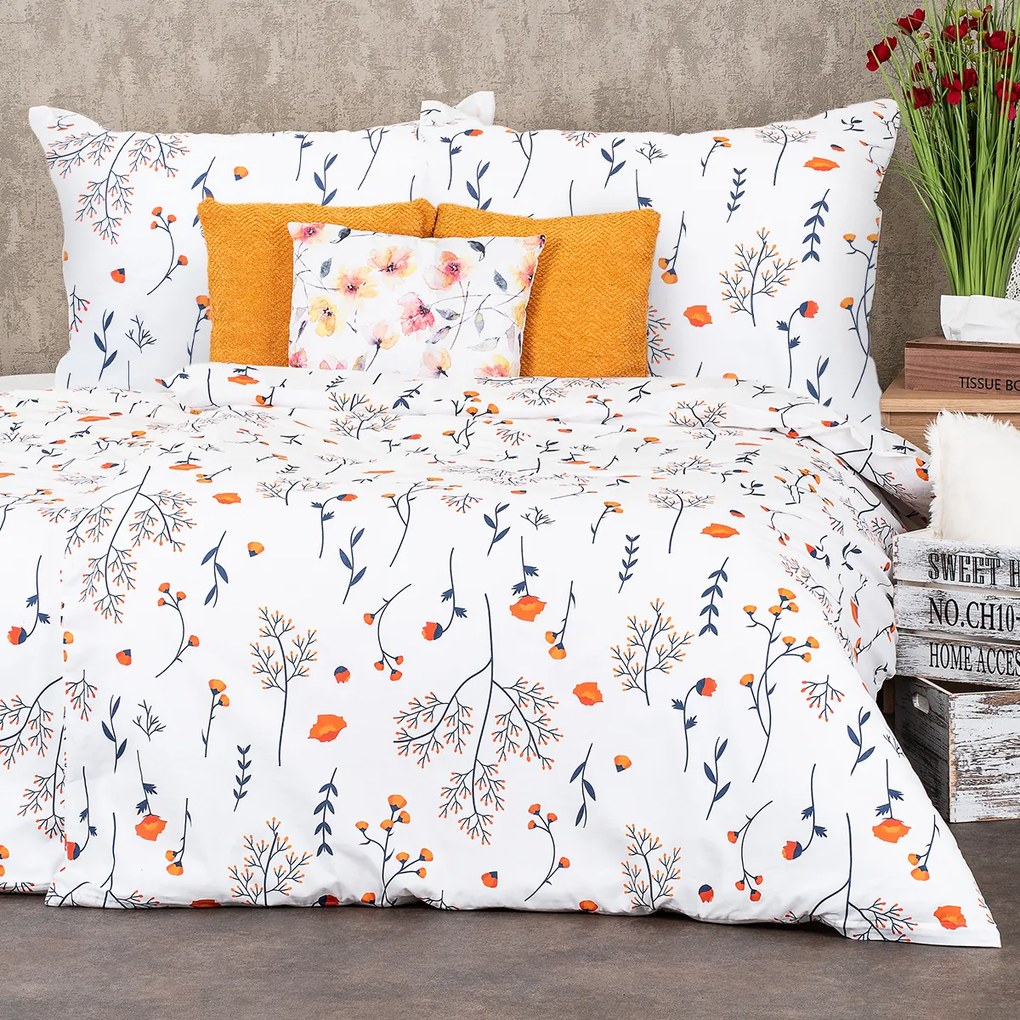 Lenjerie de pat din bumbac 4Home Floret, 140 x 200cm, 70 x 90 cm, 140 x 200 cm, 70 x 90 cm
