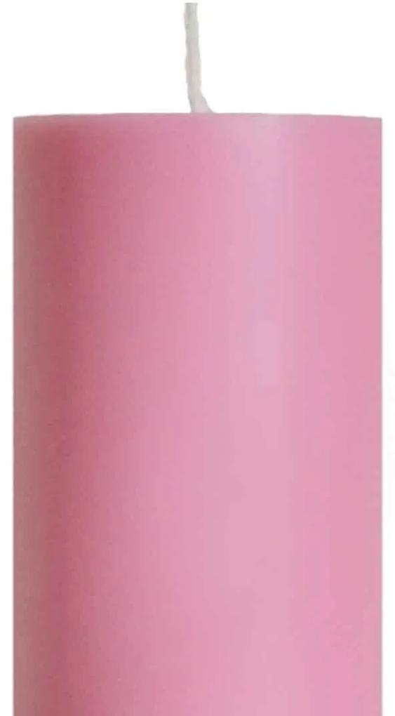 Lumanare Botez Colorata 4,5 cm, 25 cm, Roz