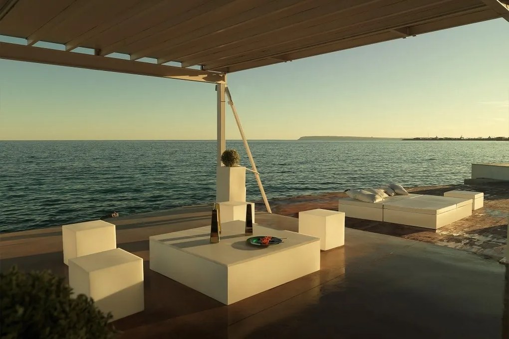 Taburete de exterior / interior design modern premium JUT Chill OTTOMAN 120cm