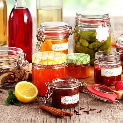 Set 6 borcane de conservare TescomaDELLA CASA, 0,2 l, 200 ml