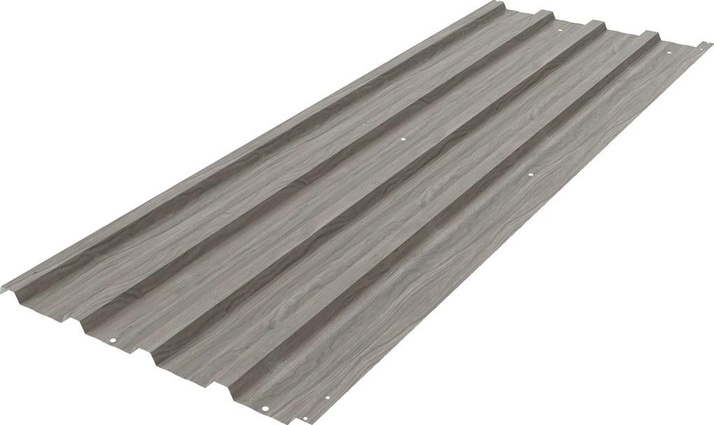 Outsunny Set 12 Panouri de Schimb 129x45 cm pentru Căsuțe de Grădină din Oțel Galvanizat Gri | Aosom Romania