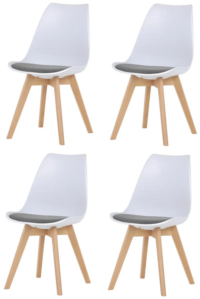Set de scaune de sufragerie CT-X7056 GREY, 4 buc