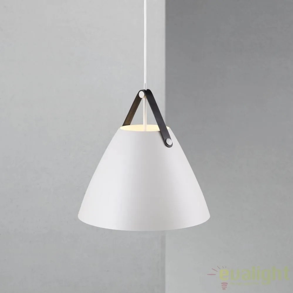 Lustra / Pendul design nordic Strap 36 alb 84343001 DFTP