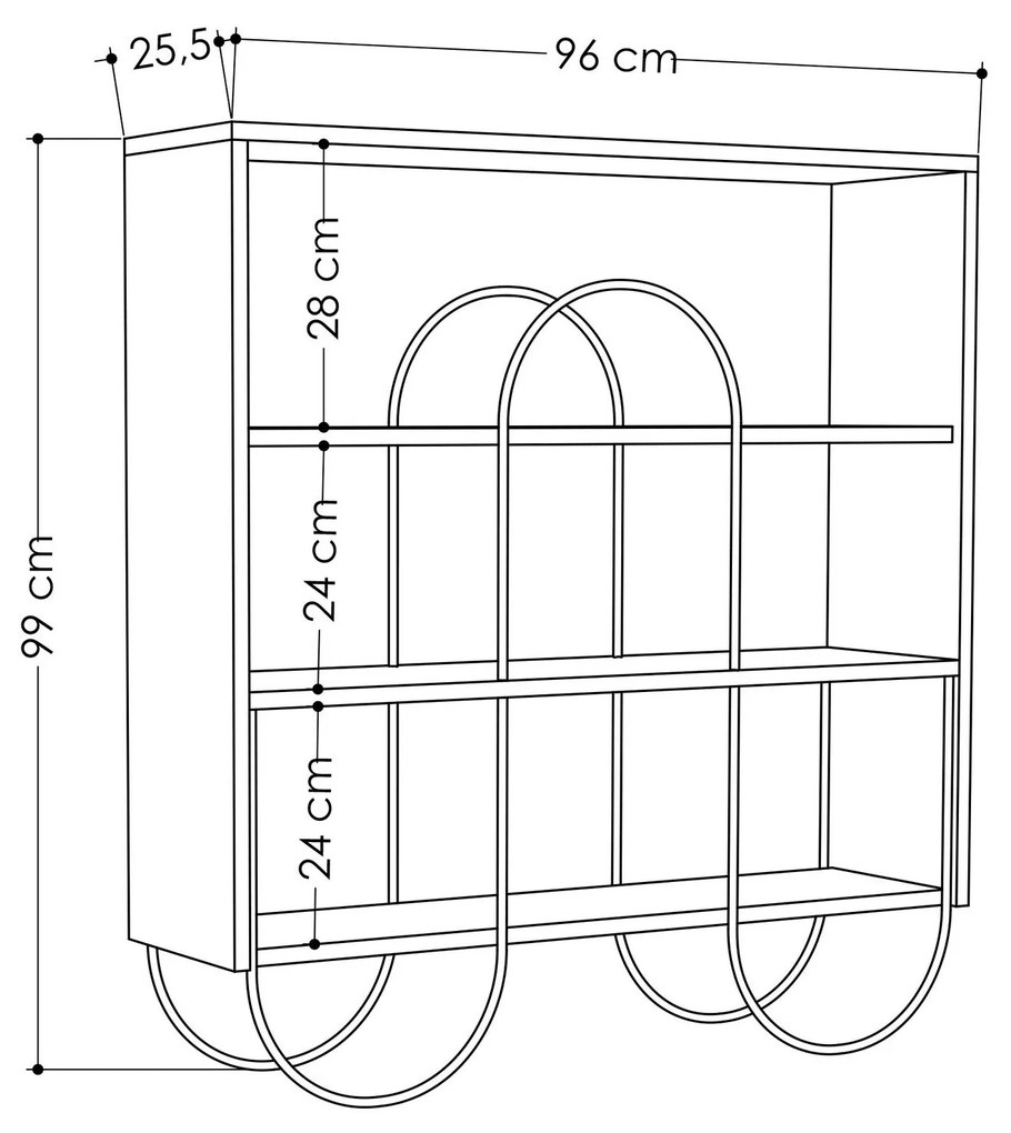 Consolă Norfolk Console - White