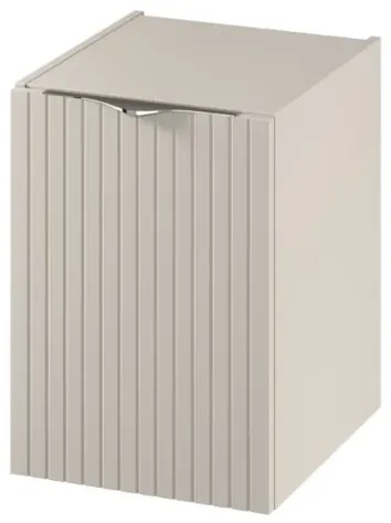 Set dulap baie suspendat 2 sertare si lavoar inclus 100 cm, dulap baie suspendat si dulap baie tip coloana, culoare casmir mat, MDF, Cersanit Tirso