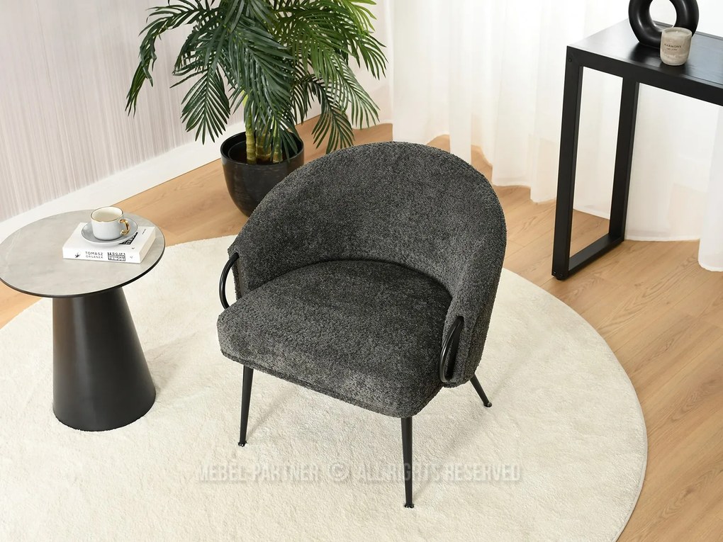 Fotoliu Carma F (grafit + negru). Promo -17%. 1109981