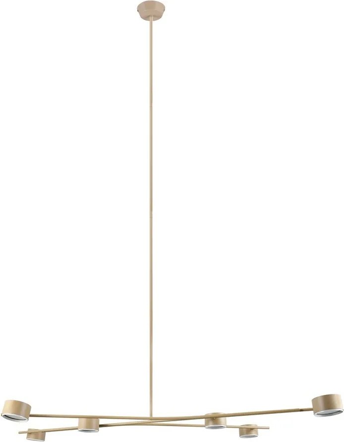 Lustră bej din metal Coda – Trio Select