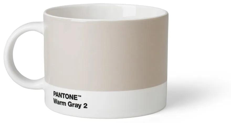 Cană pentru ceai Pantone Warm Gray 2, 475 ml, gri