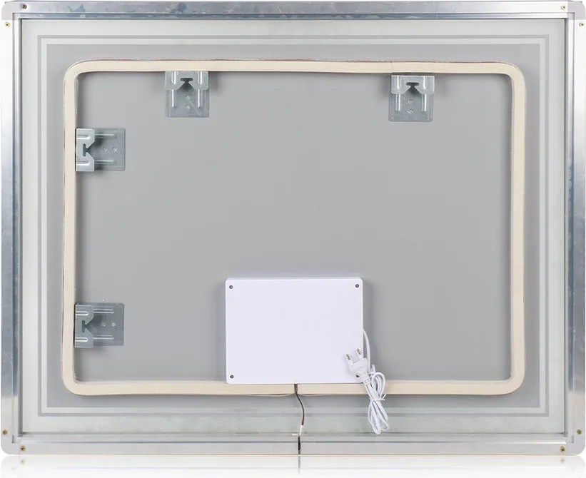 Oglindă de perete cu led 90x70 cm Zenith – Bonami Essentials