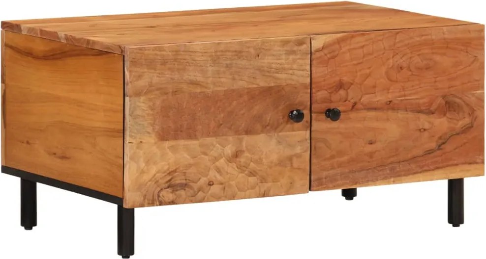 vidaXL Măsuță de cafea, 80x50x40 cm, lemn masiv de acacia