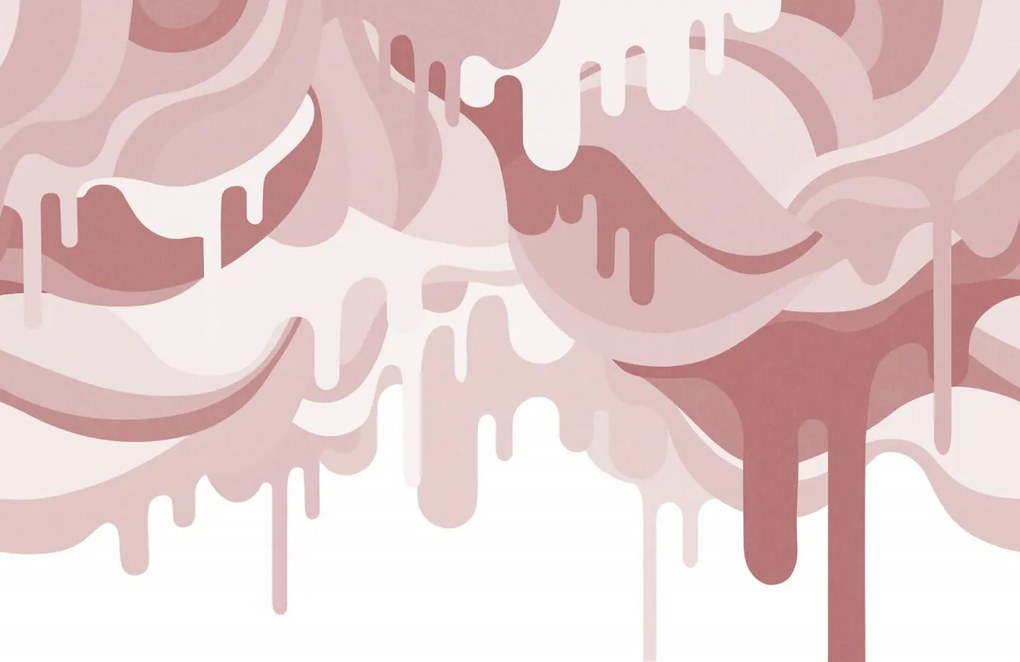 Tapet Dripping Ice Cream, Pink, Rebel Walls