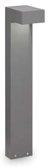 Stalp de iluminat exterior IP44 SIRIO PT2 H60 GRIGIO