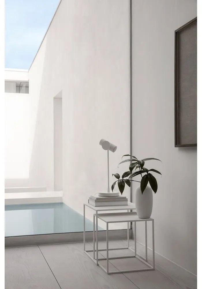 Vază din ceramică Blomus Ceola, înălțime 25 cm, alb