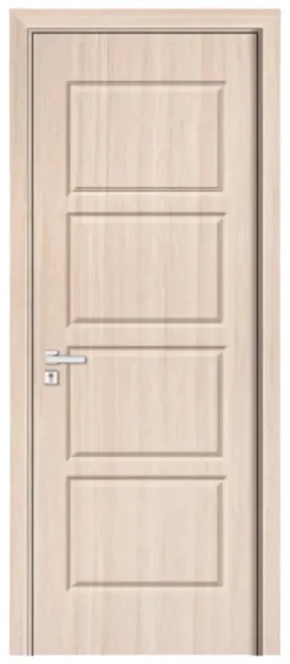 Usa Interior din MDF Novo Doors ND82, Cadru din Lemn Masiv, KIT COMPLET, Toc , Manere si balamale incluse (Culoare: Gri, Dimensiune: 80 cm, Maner: