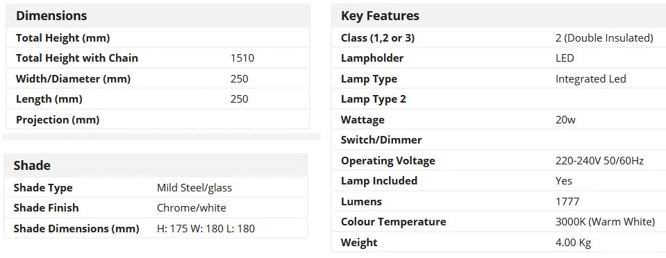 Lampadar / Lampa de podea LED moderna design elegant Snowball EU51021-3CC SRT