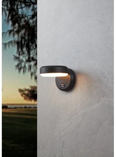 Aplică LED de exterior cu senzor FORNACI 10,8/230V IP44 Eglo 900674