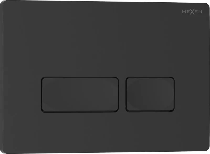 Mexen Tex 04 buton de spălare, negru mat - 6104-02