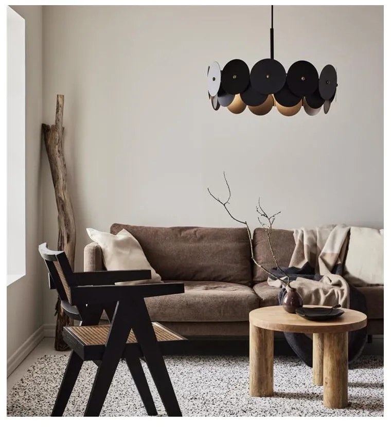 Lustră Markslöjd Vegas, ø 53 cm, negru