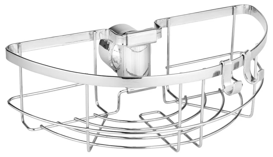 Raft pentru baie argintiu autoadeziv din oțel inoxidabil Floresta – Wenko