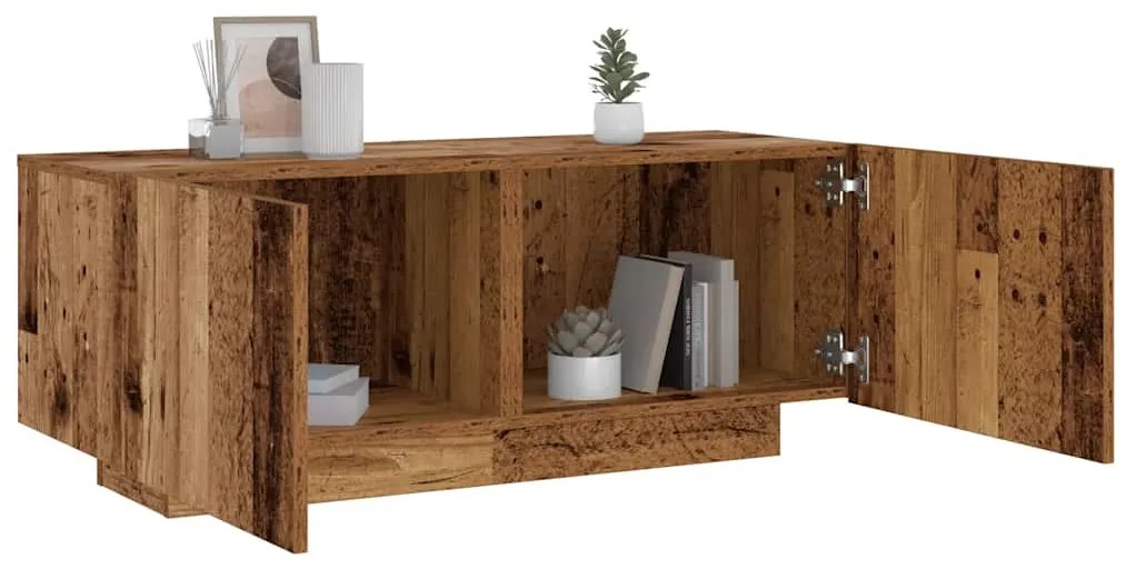 vidaXL Noptiera din lemn vechi 100x35x40 cm lemn prelucrat