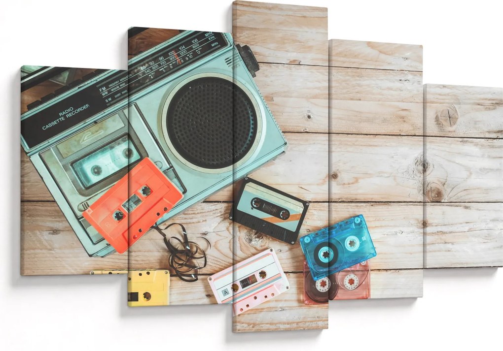 Tablou - Radio retro (150x105 cm)