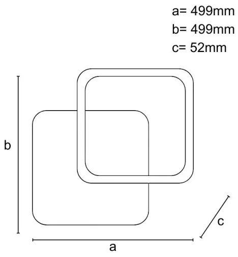 Plafonieră LED dimabilă LED/60W/230V 3000-6500K + telecomandă