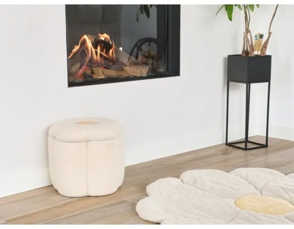 Taburet Childhome FLOWER d. 35 cm crem