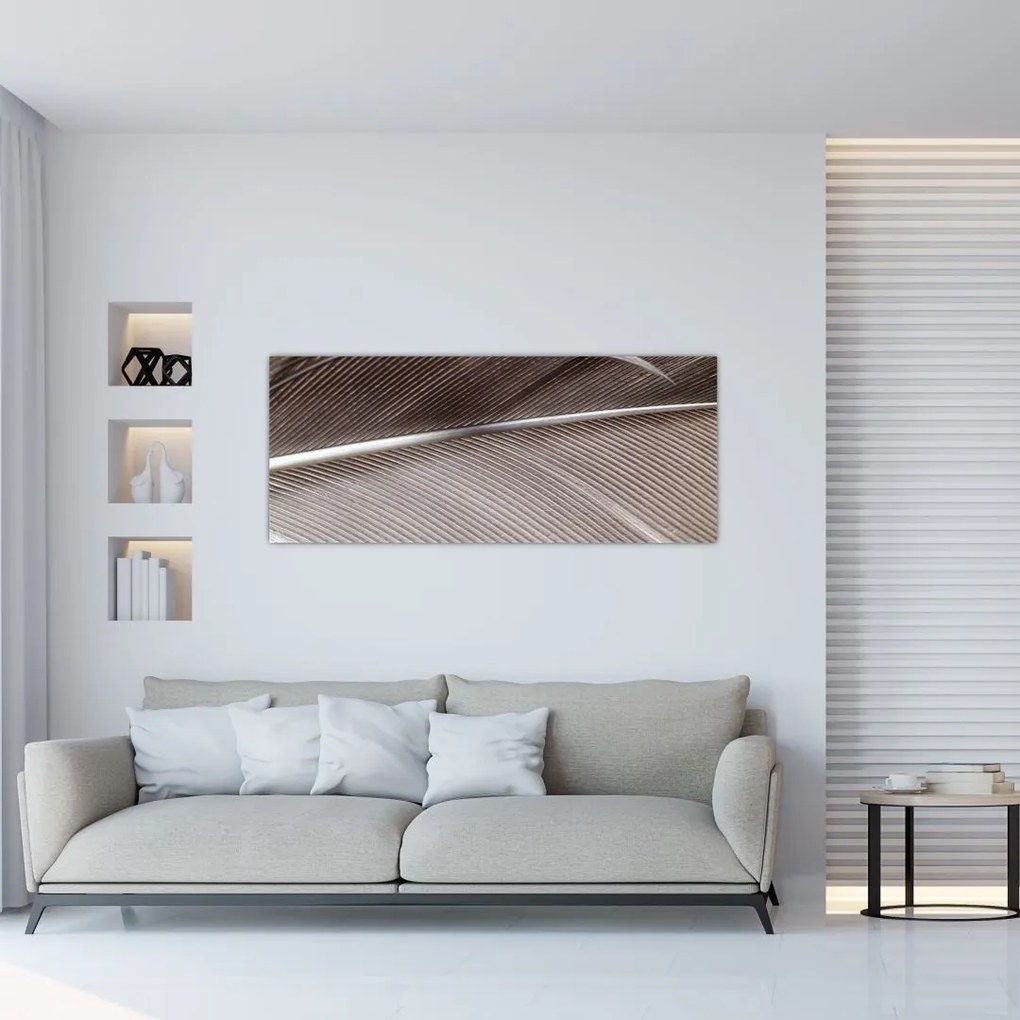 Tablou cu fibre abstacte (120x50 cm)