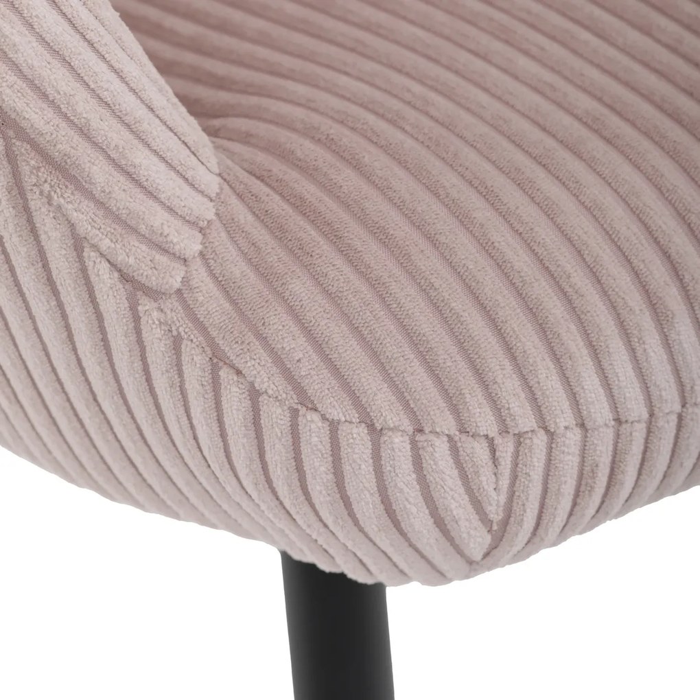 Fotoliu relaxant cu suport pentru picioare L7285PINK6, roz