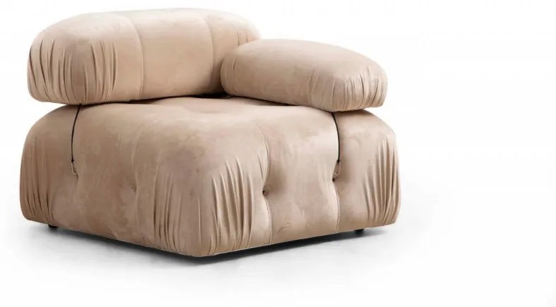 Fotoliu Modular Bubble R1, Bej
