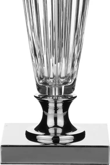 Där Lighting HIN4208 - Lampă de masă HINTON 1xE27/60W/230V alb/crom lucios