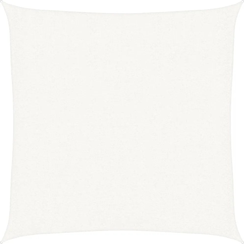 vidaXL Pânză parasolar, alb, 3,6 x 3,6 m, HDPE, pătrat