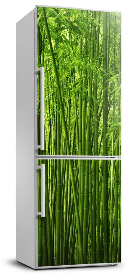 Autocolant pe frigider Pădure de bambus