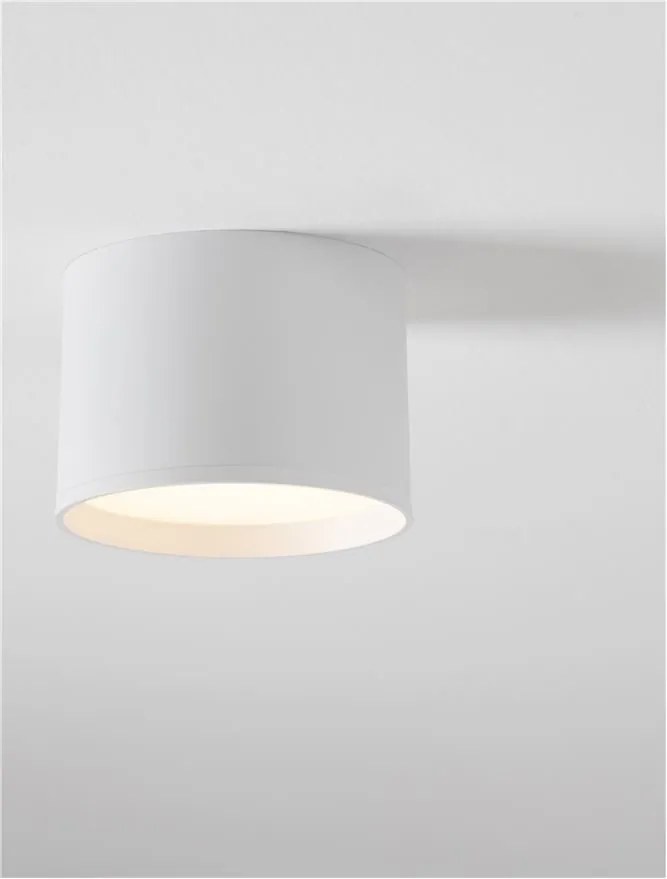 Spot aplicat, Plafoniera LED Ziaza alb, 12cm